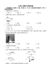 广西河池市2025年九年级上学期月考物理试题附答案