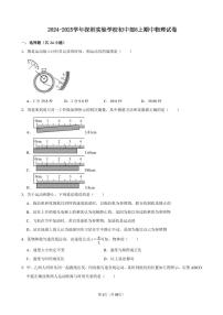 2024-2025学年深圳实验学校初中部八年级上学期期中物理试卷及答案