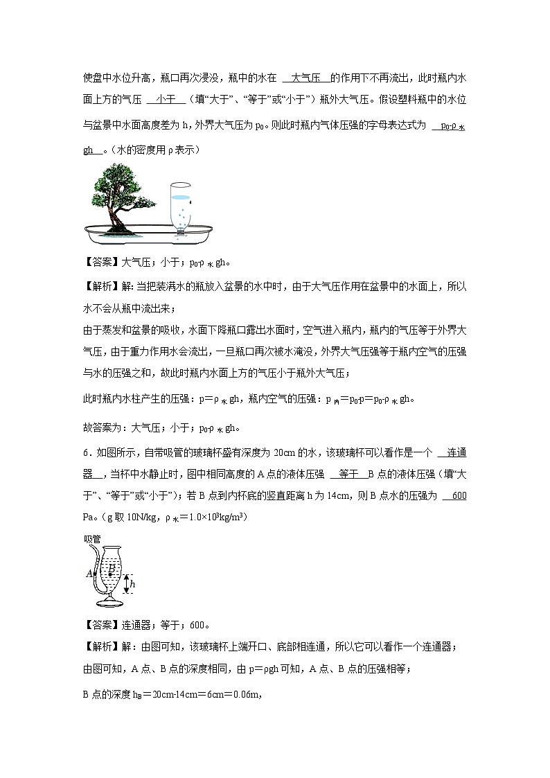 河南省郑州市2023-2024学年八年级下学期期中物理试卷第3页
