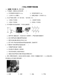广东省潮州市2025年八年级上学期期中物理试题附答案