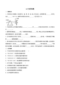 初中物理人教版（2024）八年级上册（2024）光的色散当堂达标检测题