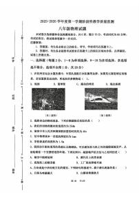 吉林省长春市九台区2025-2026学年八年级上学期期中物理试题
