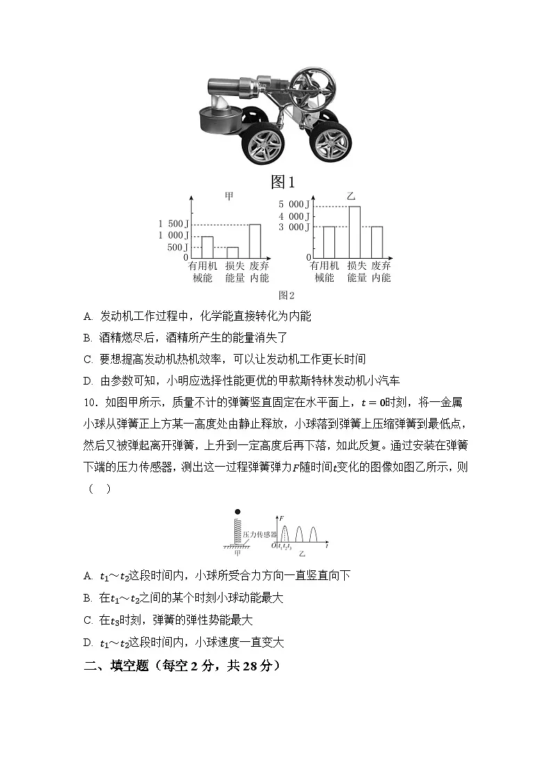 第十章 机械能、内能及其转化(原卷)第3页