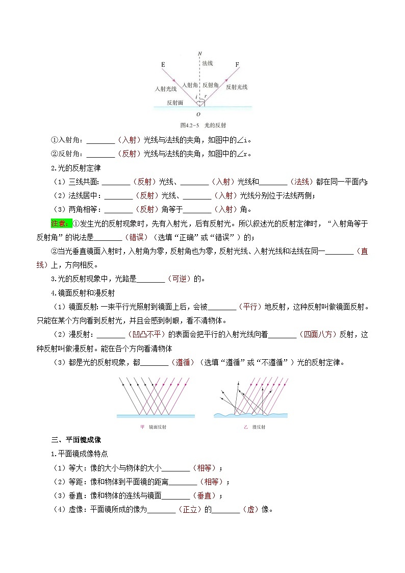 专题04 第4章 光现象【考点清单】(解析版)第3页