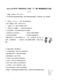 2024-2025学年广东省深圳市八年级（下）期中物理模拟练习试卷（一）-自定义类型