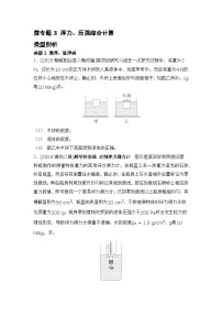 微专题3 浮力 练习 2026年中考物理一轮复习(山东)