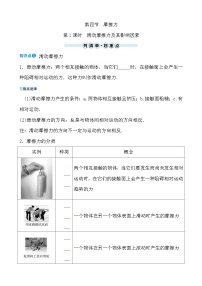 初中摩擦力精品当堂达标检测题