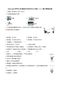 2025-2026学年江苏省徐州市邳州市九年级（上）期中物理试卷-自定义类型