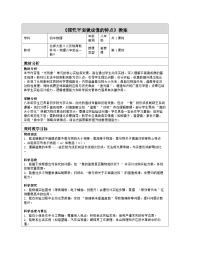 初中北师大版(北京)（2024）第三节 探究平面镜成像的特点表格教学设计