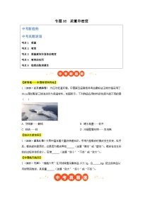 专题06  质量和密度（全国通用）-【习题+答案】2025年中考物理真题分类汇编