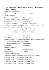 2025-2026学年辽宁省锦州市凌海市八年级(上)期中物理试卷-自定义类型