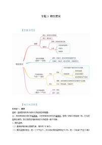 中考物理一轮复习考点讲与练专题3 物态变化(2份,原卷版+解析版)