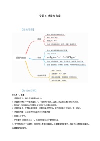 中考物理一轮复习考点讲与练专题6 质量和密度（2份，原卷版+解析版）