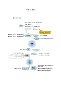 中考物理一轮复习考点讲与练专题9 压强（2份，原卷版+解析版）
