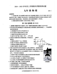 山东省临沂市兰山区2024-2025学年九年级上学期期末物理试题