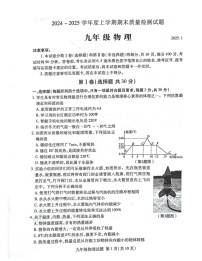 山东省临沂市兰山区2024-2025学年九年级上学期1月期末物理试题