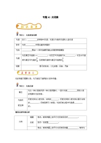 中考物理一轮复习考点精练（基础+提升）专题02 光现象（2份，原卷版+解析版）