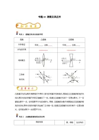 中考物理一轮复习考点精练（基础+提升）专题03 透镜及其应用（2份，原卷版+解析版）