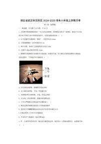 湖北省武汉市汉阳区2024-2025学年八年级上学期12月月考物理试卷（学生版）
