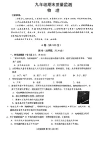四川省成都市青羊区2024-2025学年九年级上学期期末物理试题