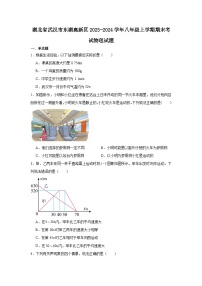 2023-2024武汉市东湖高新区八年级上学期期末考试物理试题