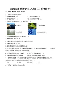 2025-2026学年海南省屯昌县八年级（上）期中物理试卷-自定义类型