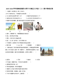 2025-2026学年湖南省衡阳市常宁市城区九年级（上）期中物理试卷-自定义类型