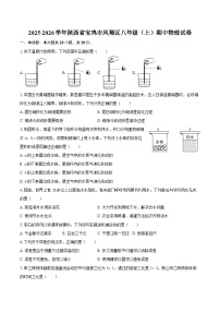 2025-2026学年陕西省宝鸡市凤翔区八年级(上)期中物理试卷-自定义类型