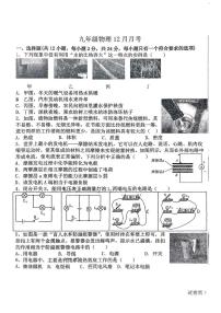 湖北省襄阳市樊城区襄阳第十二中教育集团2025-2026学年九年级上学期12月月考物理试题