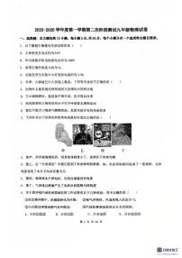 山东省德州市天衢新区三校联考2025-2026学年上学期第二次月考九年级物理试题