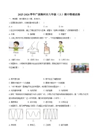 2025-2026学年广西柳州市八年级(上)期中物理试卷-自定义类型