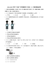 2024-2025学年广东省广州市番禺区八年级（上）期末物理试卷（含答案）