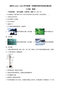 甘肃省天水市麦积区八年级上学期期末物理试题(原卷版)-A4
