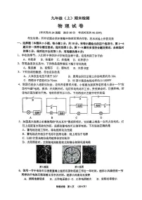 辽宁省大连市高新园区2025-2026学年九年级上学期期末物理试卷