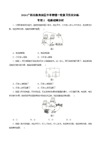 2026广西壮族自治区中考物理一轮复习优化训练-专项2　电路故障分析（含答案）