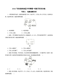 2026广西壮族自治区中考物理一轮复习优化训练-专项2 电路故障分析(含答案)