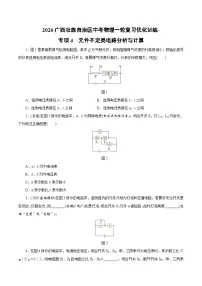 2026广西壮族自治区中考物理一轮复习优化训练-元件不定类电路分析与计算（含答案）