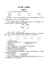 2026广西壮族自治区中考物理一轮复习优化训练-电学基础（含答案）