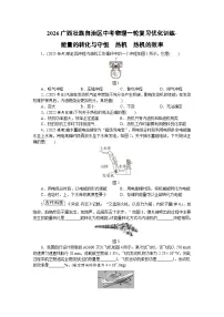 2026广西壮族自治区中考物理一轮复习优化训练-能量的转化与守恒 热机 热机的效率(含答案)