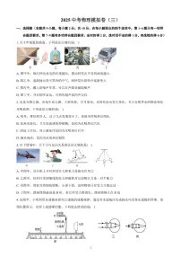 2025中考物理模拟卷（三）