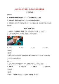 山东省梁山县2025—2026学年九年级上册教学质量监测物理试题(10月)【附解析】