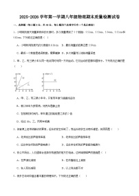甘肃省武威第十七中学等学校2025-2026学年八年级上学期期末质量检测物理试卷(含答案)
