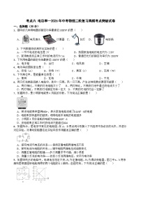考点六 电功率—2026年中考物理二轮复习高频考点突破试卷+含答案
