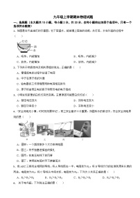河北省保定市2025年九年级上学期期末物理试题附答案