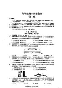 2025-2026学年度四川省成都市青羊区九年级上期期末物理试题（无答案）
