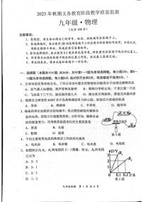 2026届四川省宜宾市长宁县九年级上学期1月期末考试物理试卷(含答案)