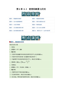 初中北师大版（2024）密度的测量与应用精品学案