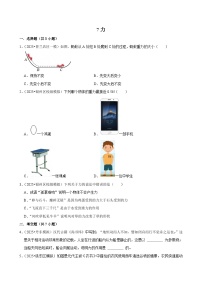 2025年辽宁省中考物理模拟试题分类精选7力(Word版附解析)