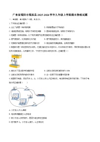 广东省揭阳市揭西县2025-2026学年九年级上学期期末物理试题-自定义类型