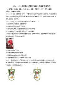 2025年广东省深圳市南山区南山外国语学校（集团）科华学校中考一模物理试题（原卷版）-A4